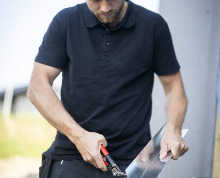 VVS og blikkenslager udfører blikarbejde